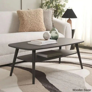 Yashon Coffee And Center Table - Craft Decor Distressed Black