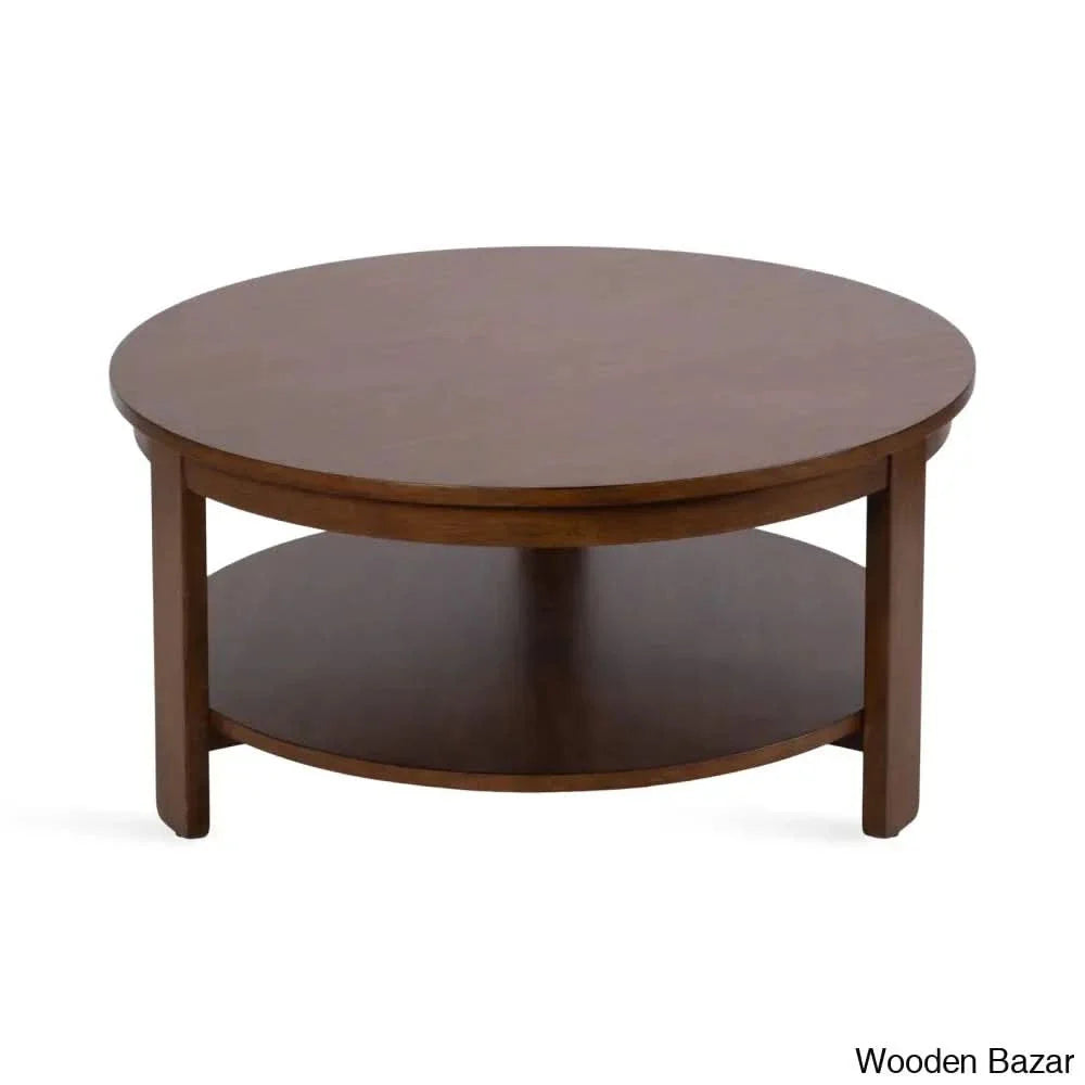 Yeezi Modern Coffee And Center Table - Craft Decor Walnut Brown