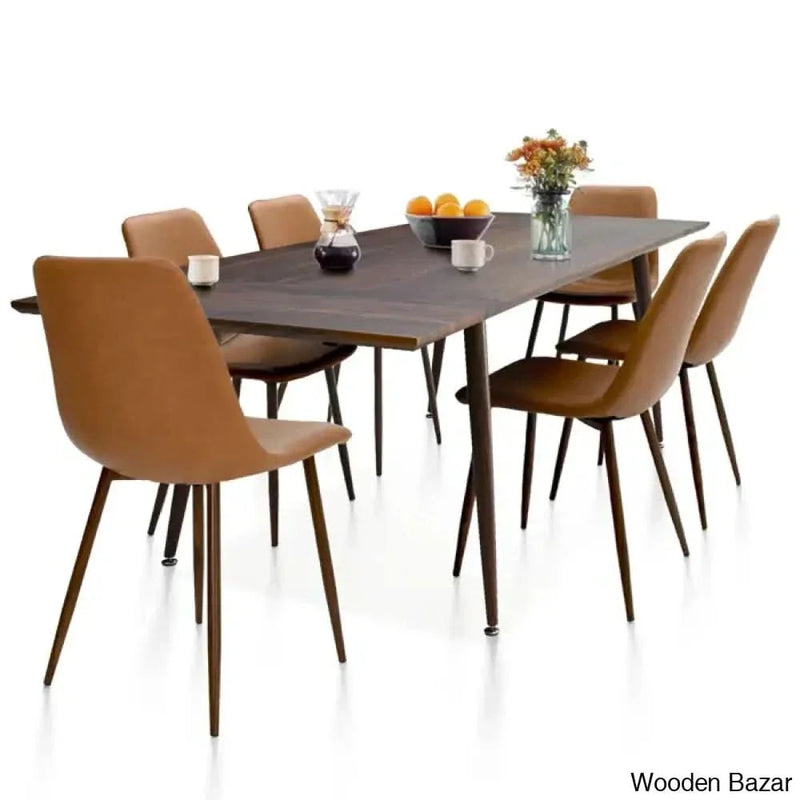 Yono New 6 Seater Extendable Dining Table set for Luxe Homes