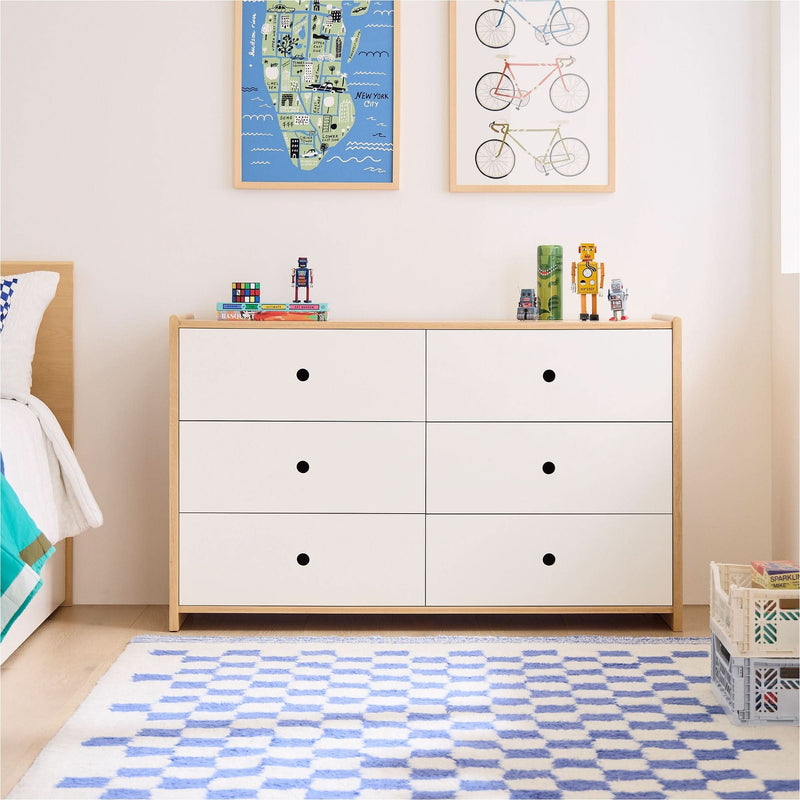 Tiggy 6-Drawer Dresser - Craft Decor